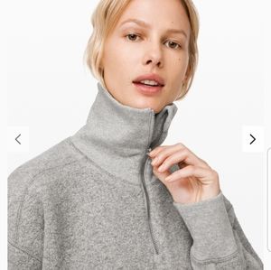 Lululemon Stand Out Sherpa Half Zip Size 8